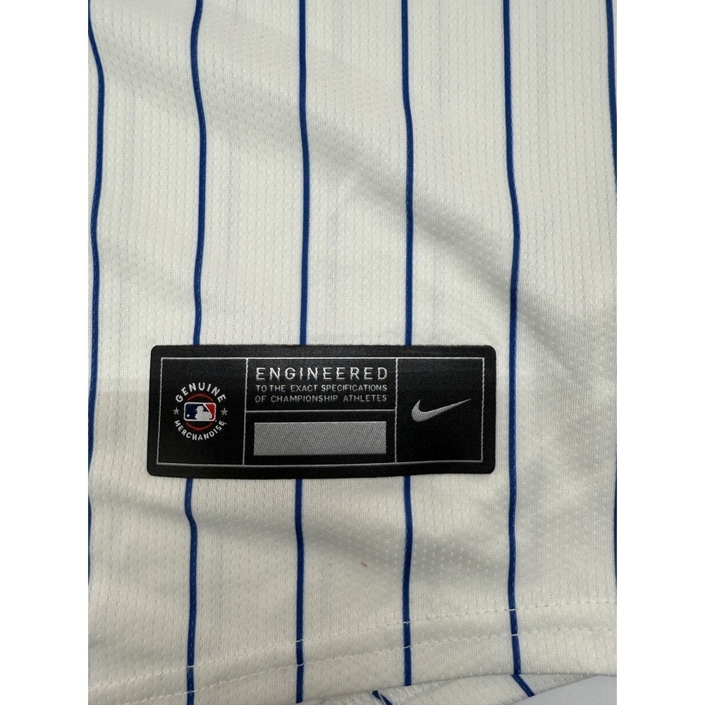 Nike Chicago Cubs Cody Bellinger 24 Home Jersey Mens XL White Pinstripe MLB - Picture 2 of 16